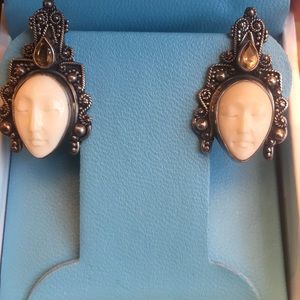 Sterling silver Peaceful Goddess earrings